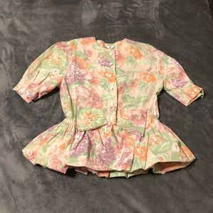Vintage Patty O’Neil Floral Top
